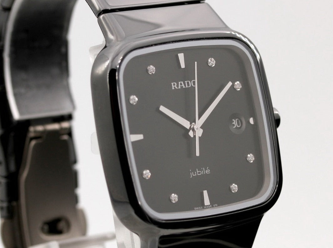 RADO Jubilé Designer ARMBANDUHR + Diamanten | HiTec-Ceramic & Titan | Full Set | NOS