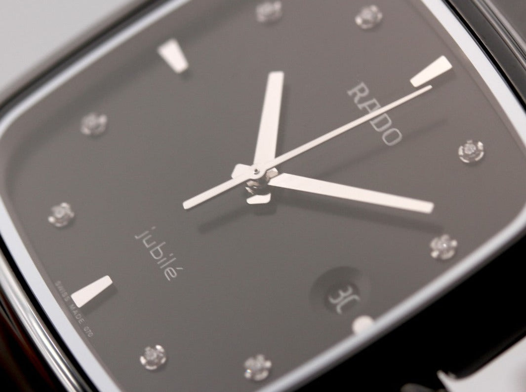RADO Jubilé Designer ARMBANDUHR + Diamanten | HiTec-Ceramic & Titan | Full Set | NOS