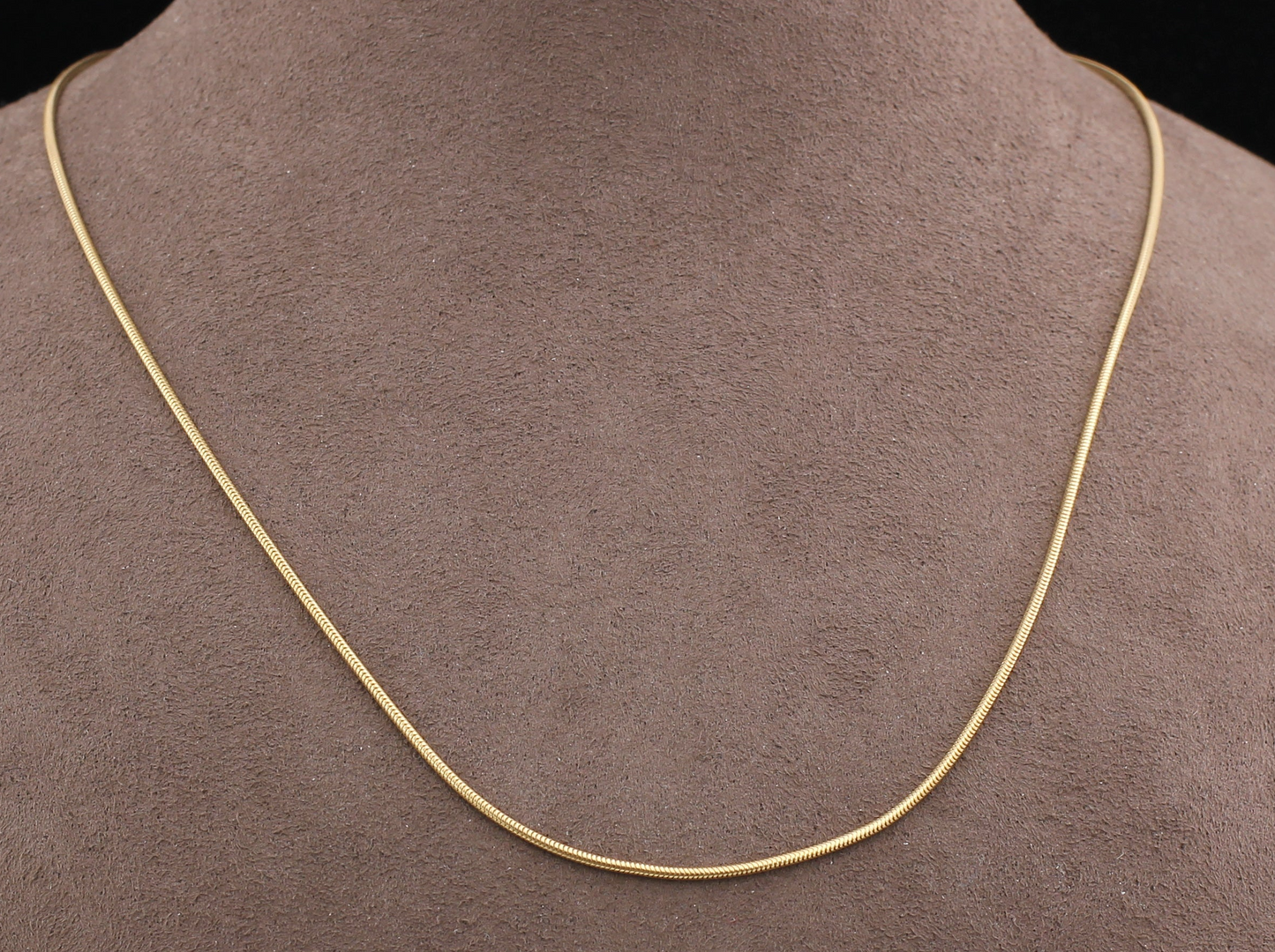 JETTE JOOP Klassische SCHLANGENKETTE | Ø 1,1mm / 45cm | 750er Gelbgold