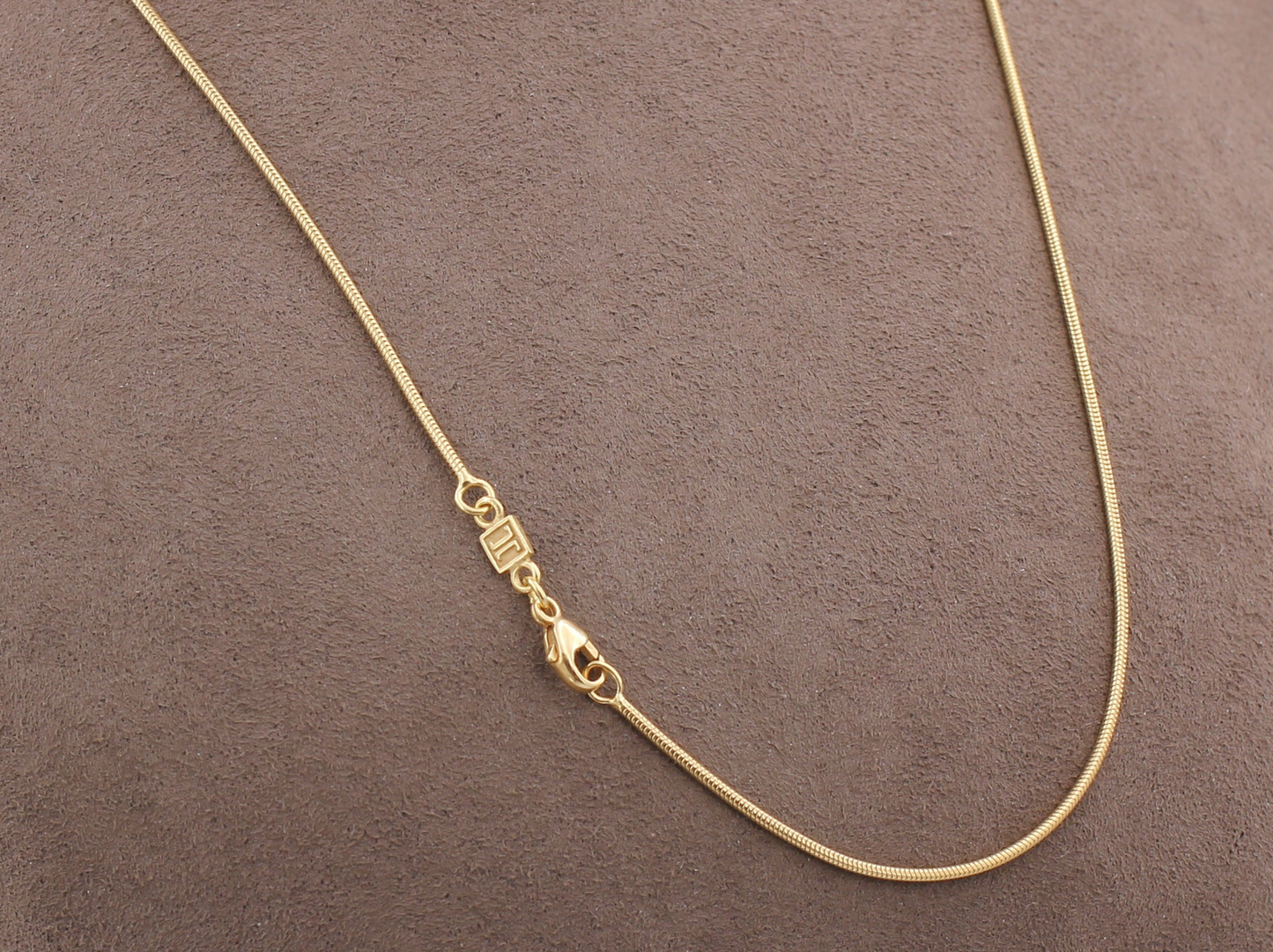JETTE JOOP Klassische SCHLANGENKETTE | Ø 1,1mm / 45cm | 750er Gelbgold