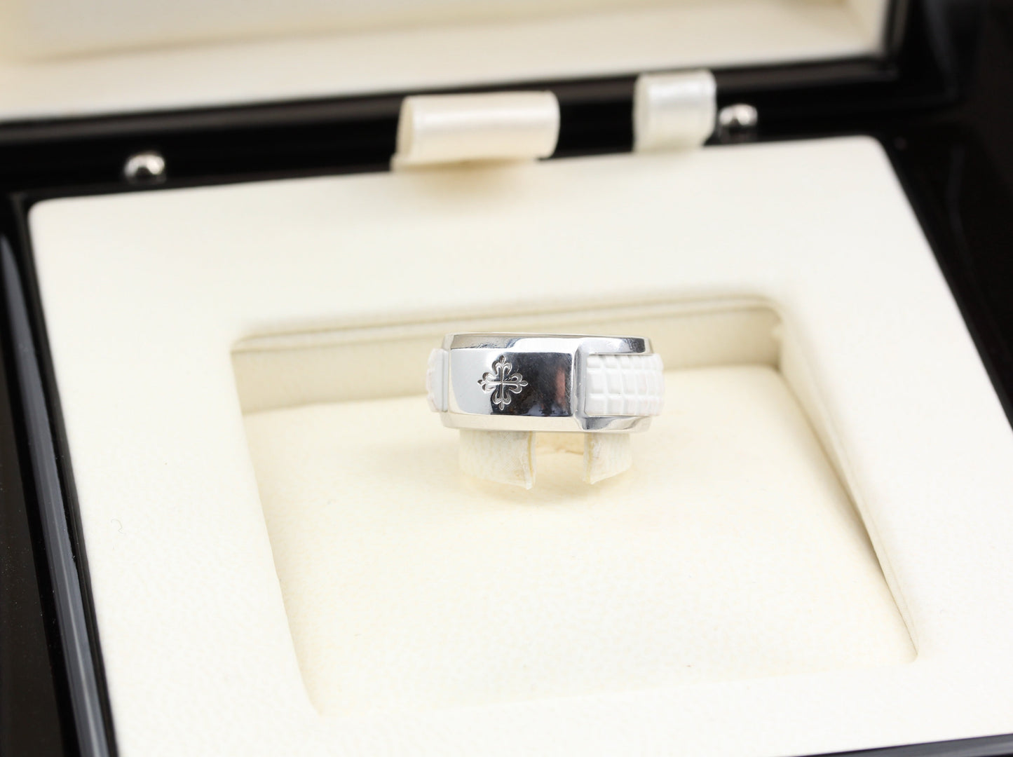 PATEK PHILIPPE Aquanaut Luce RING | BRILLANTEN | 750 Weißgold | + Box & Zubehör