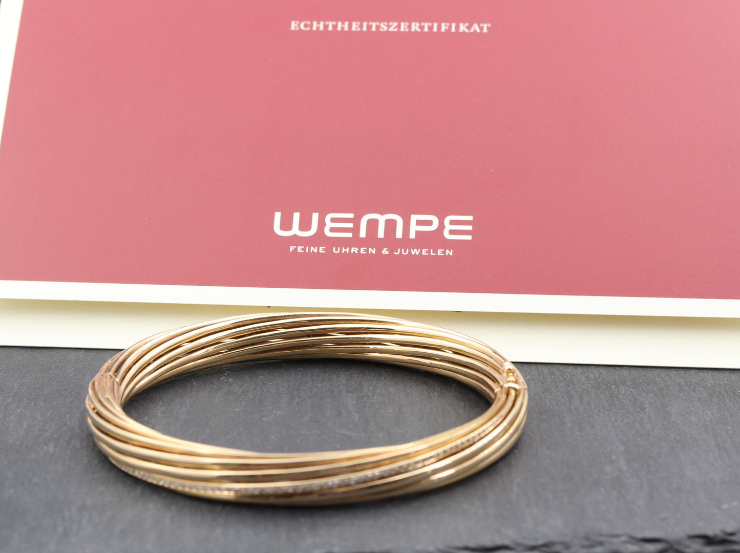 WEMPE by KIM Helioro ARMREIF | 116 BRILLANTEN | 0,67ct. | 750 Roségold | + Zertifikat