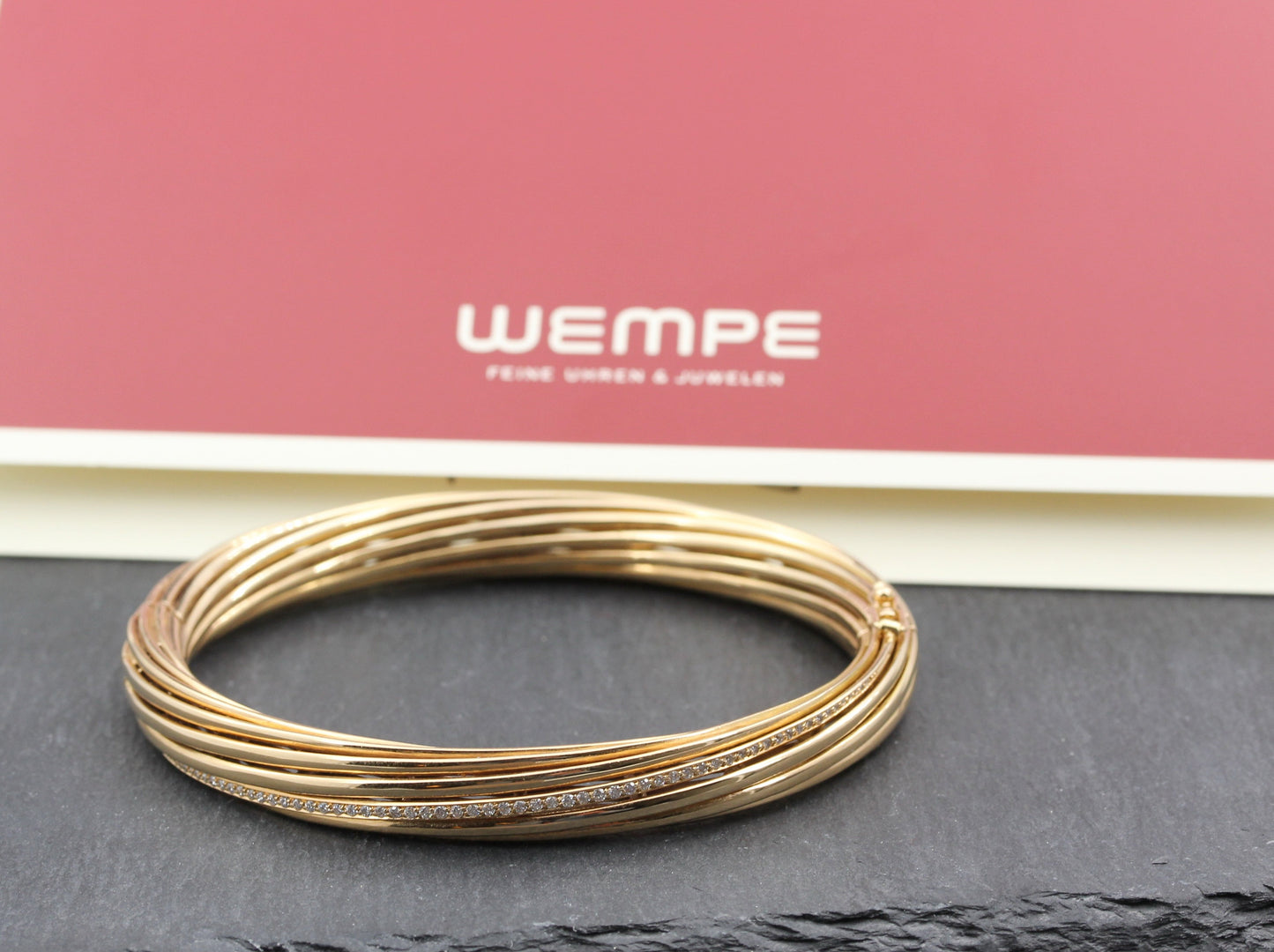 WEMPE by KIM Helioro ARMREIF | 116 BRILLANTEN | 0,67ct. | 750 Roségold | + Zertifikat