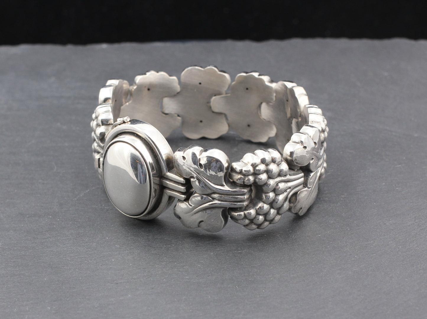 GEORG JENSEN No. 30 - Designer ARMBAND Moonlight Blossom | 925er Sterlingsilber