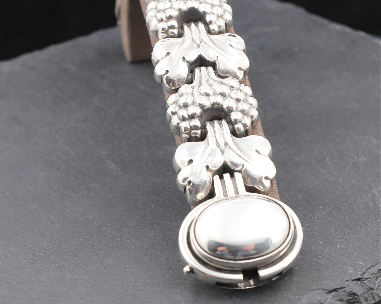 GEORG JENSEN No. 30 - Designer ARMBAND Moonlight Blossom | 925er Sterlingsilber