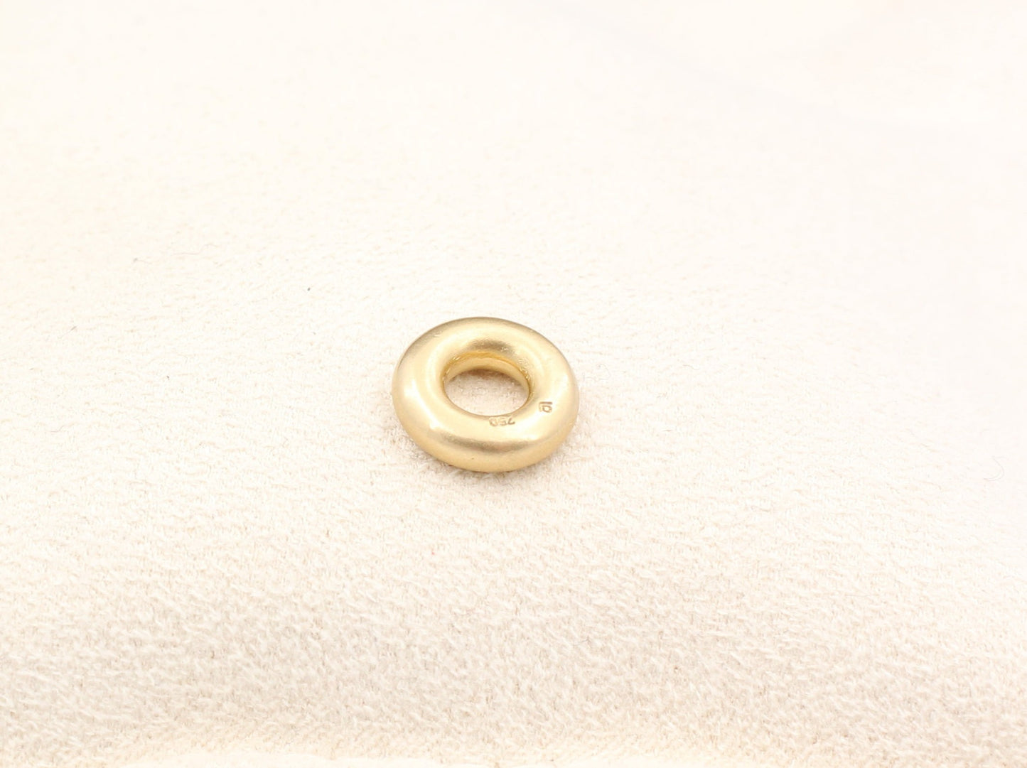BUNZ Designer ANHÄNGER " Donut " | 10mm | 750 Gelbgold
