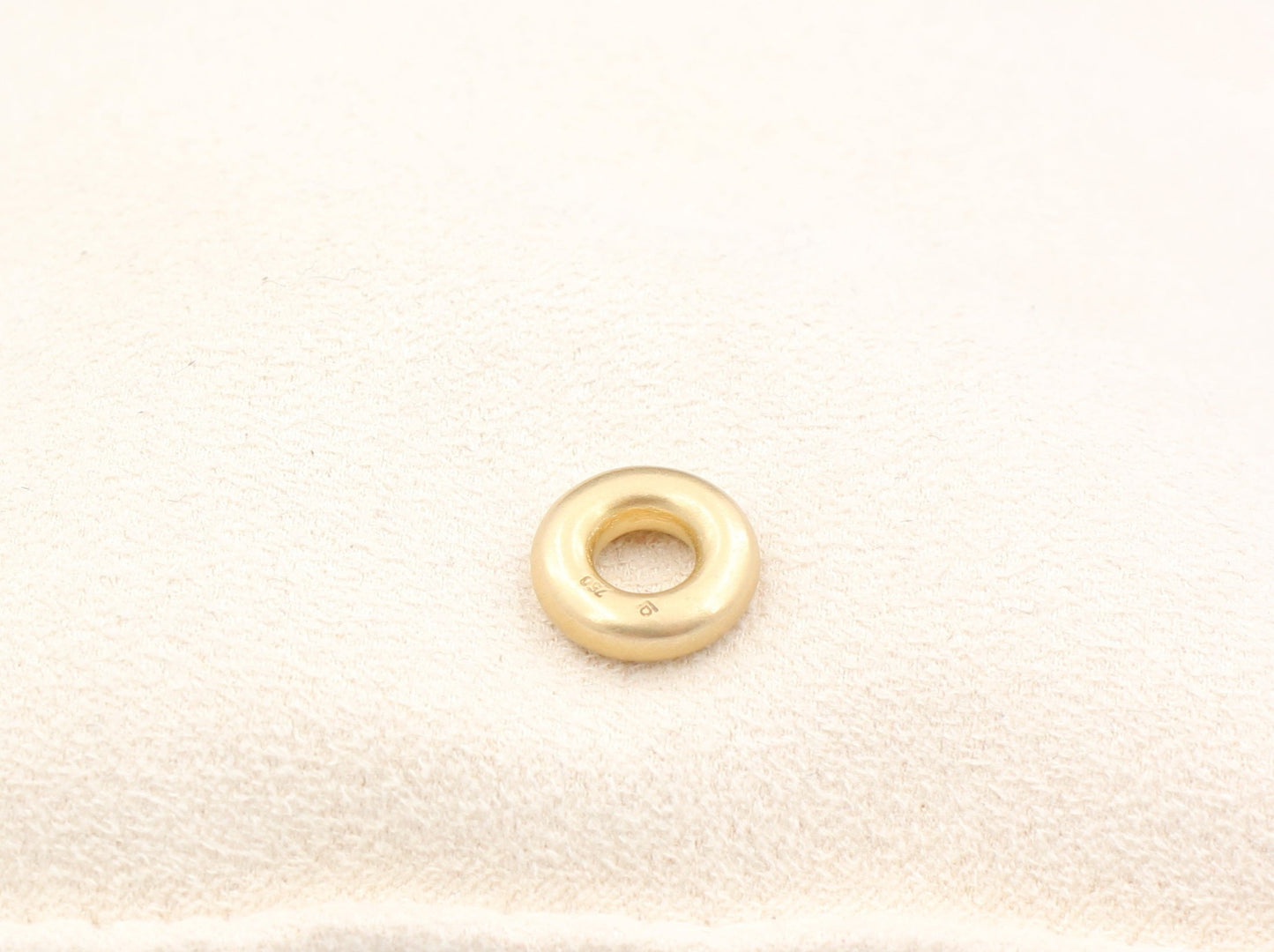 BUNZ Designer ANHÄNGER " Donut " | 10mm | 750 Gelbgold