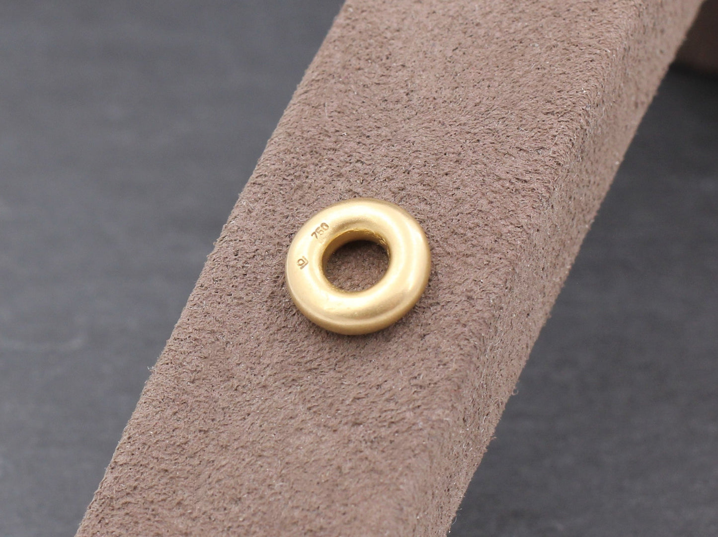 BUNZ Designer ANHÄNGER " Donut " | 10mm | 750 Gelbgold
