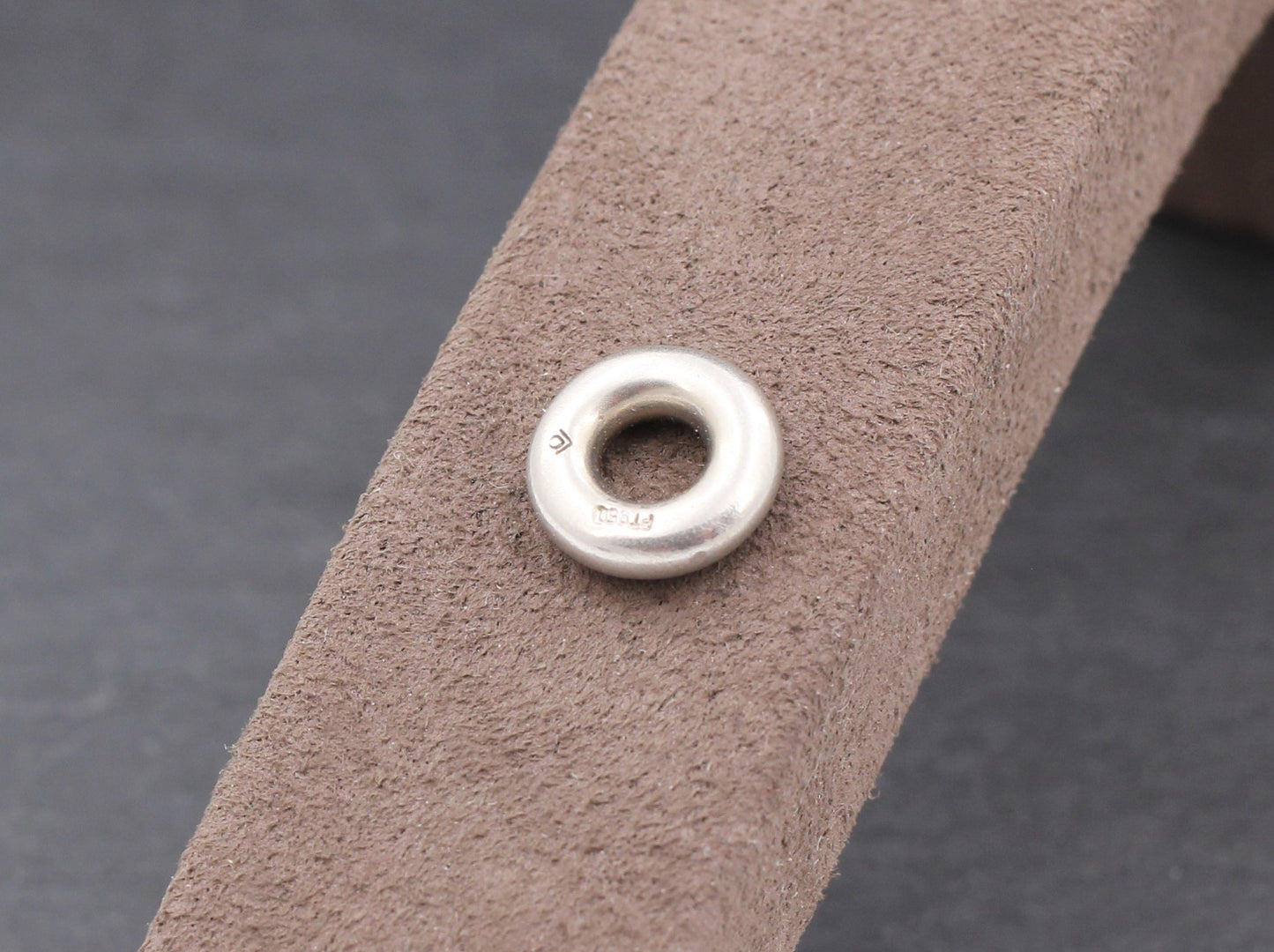 BUNZ Designer ANHÄNGER " Donut " | 10mm | 950 Platin