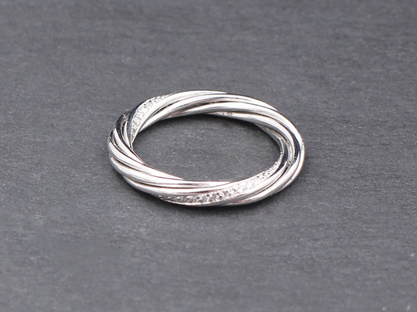 WEMPE by KIM Helioro XS - Designer RING mit BRILLANTEN | 3mm | 750 Weißgold