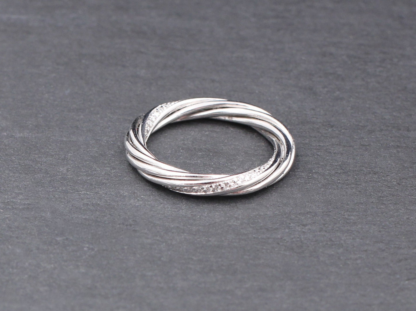 WEMPE by KIM Helioro XS - Designer RING mit BRILLANTEN | 3mm | 750 Weißgold