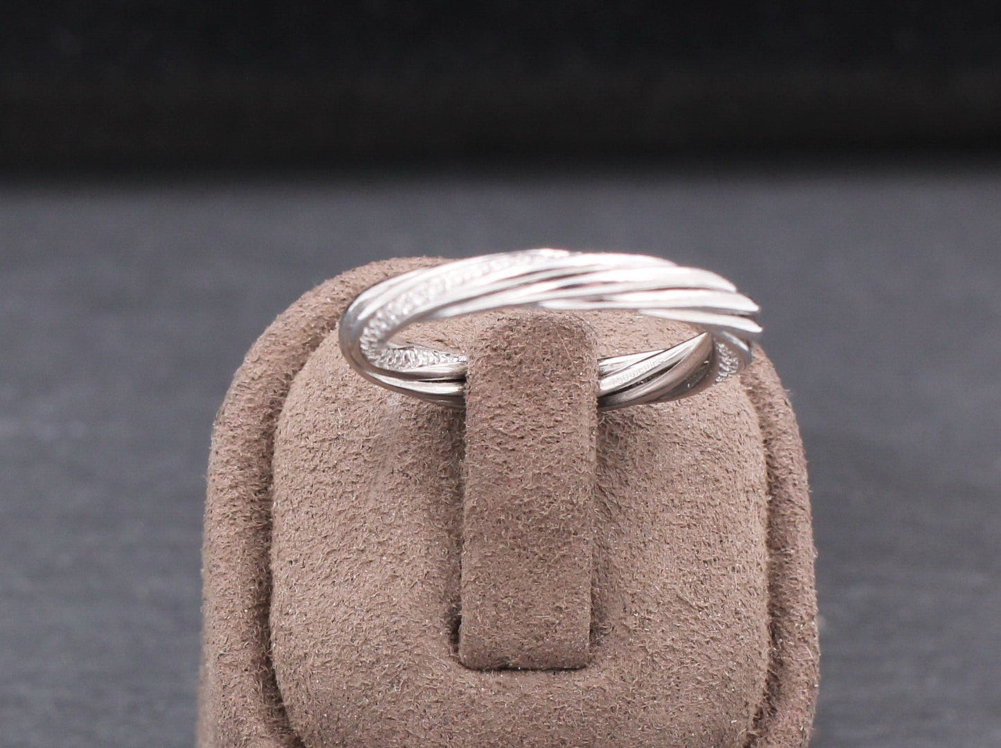 WEMPE by KIM Helioro XS - Designer RING mit BRILLANTEN | 3mm | 750 Weißgold