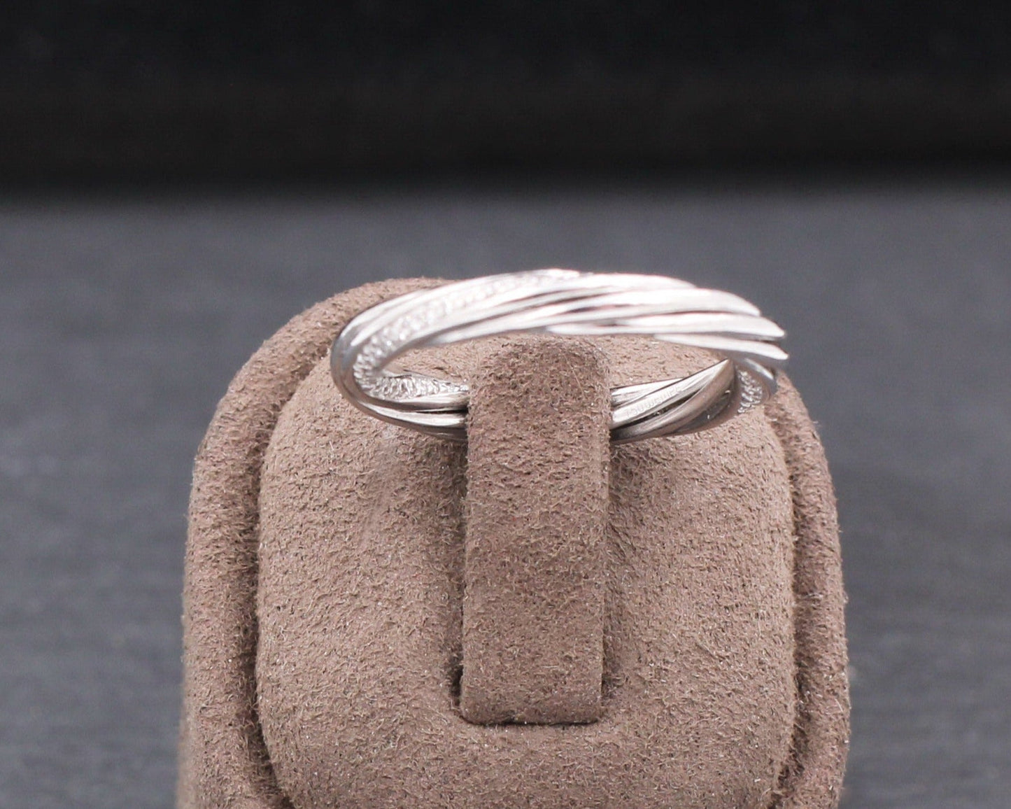 WEMPE by KIM Helioro XS - Designer RING mit BRILLANTEN | 3mm | 750 Weißgold