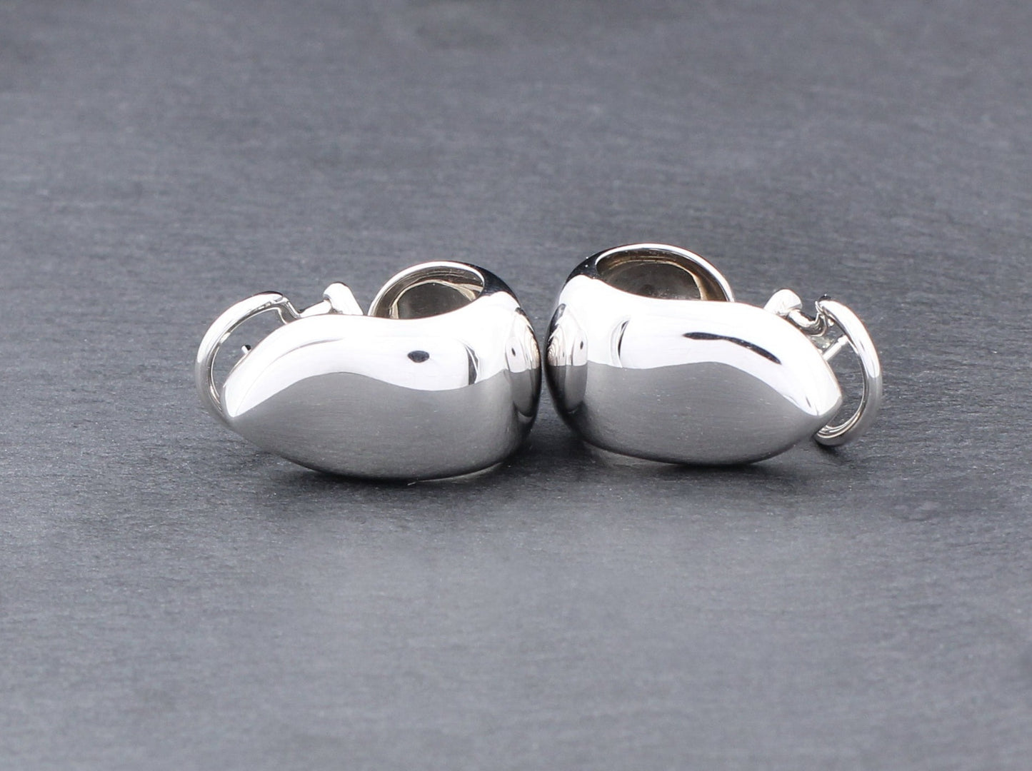 TAMARA COMOLLI - Moderne Designer OHRSTECKER | 750er Weißgold