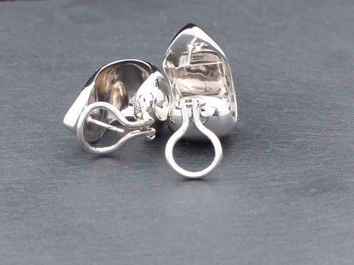 TAMARA COMOLLI - Moderne Designer OHRSTECKER | 750er Weißgold