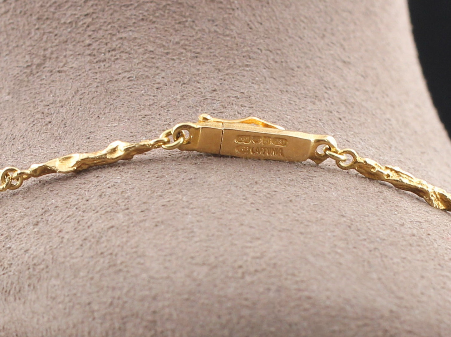 LAPPONIA Designer COLLIER "Frühlingstau" mit DIAMANT | 750er Gold | Weckström