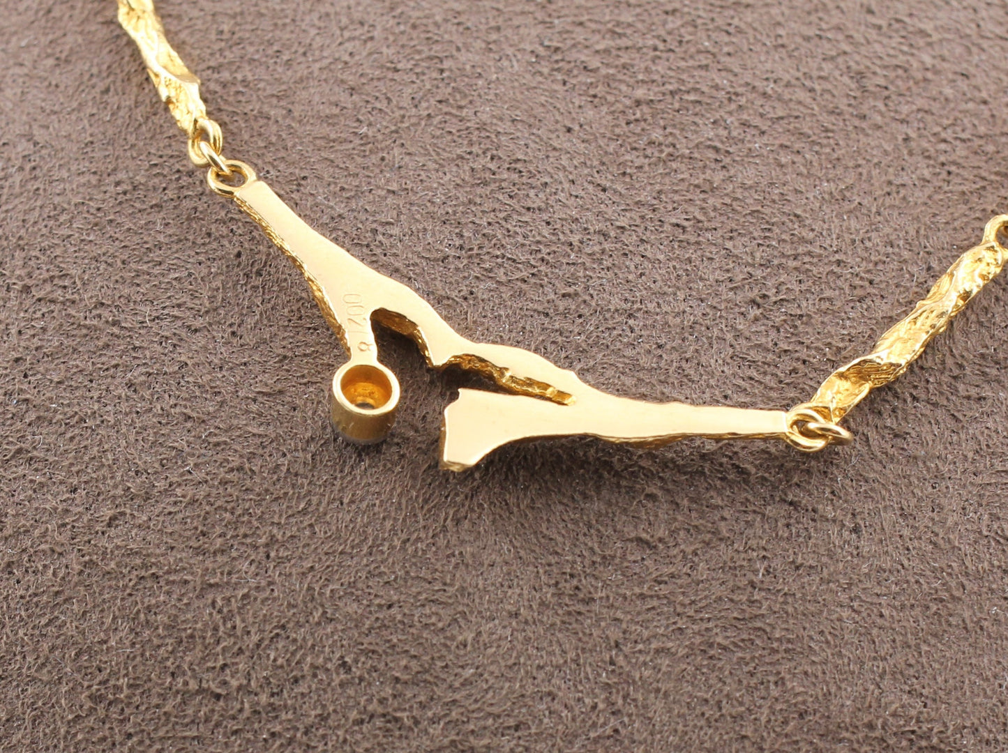 LAPPONIA Designer COLLIER "Frühlingstau" mit DIAMANT | 750er Gold | Weckström