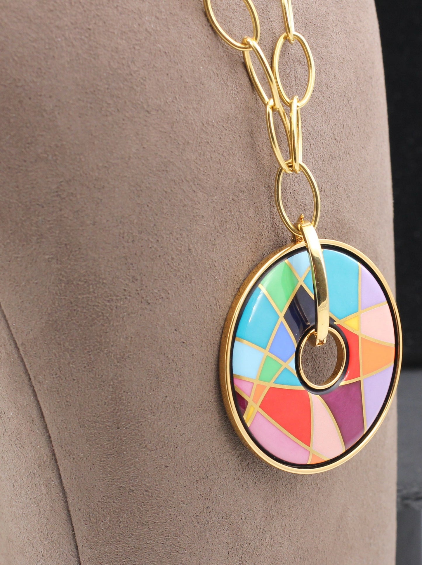 MICHAELA FREY WILLE "Ode to Joy of Life" - Designer ANHÄNGER mit KETTE