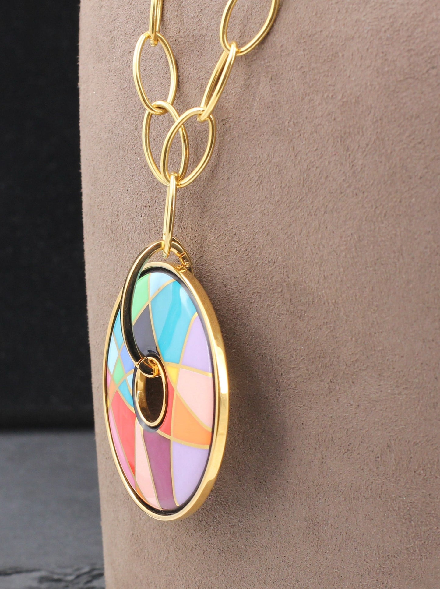 MICHAELA FREY WILLE "Ode to Joy of Life" - Designer ANHÄNGER mit KETTE