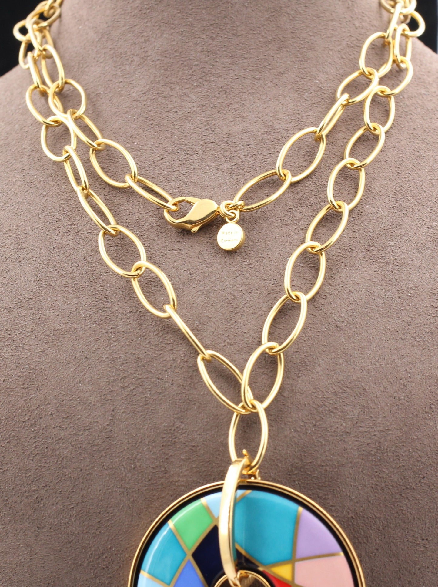 MICHAELA FREY WILLE "Ode to Joy of Life" - Designer ANHÄNGER mit KETTE