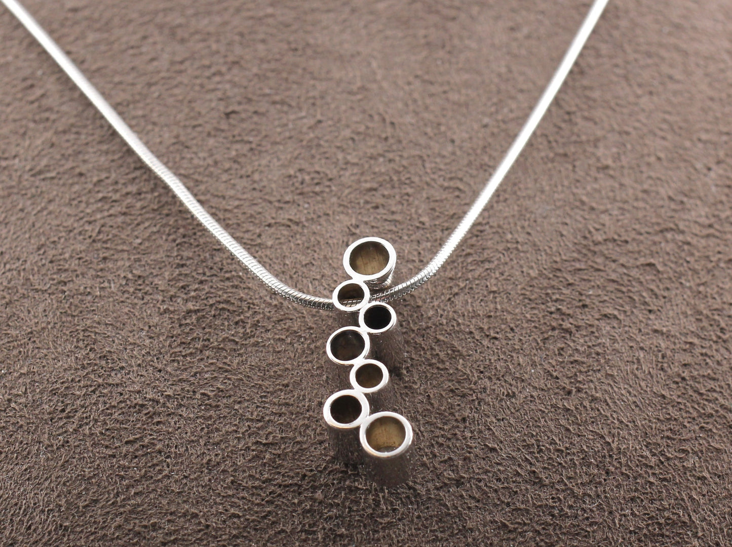 GEORG JENSEN Cascade - Designer COLLIER mit 0,70ct. BRILLANTEN | 750 Weißgold