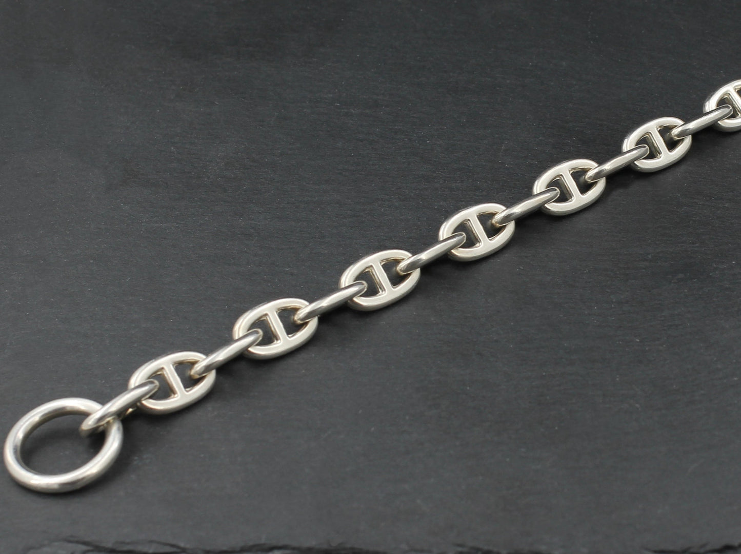 HERMÈS - Massives Designer ARMBAND " Chaine d'Ancre " | 925er Sterlingsilber