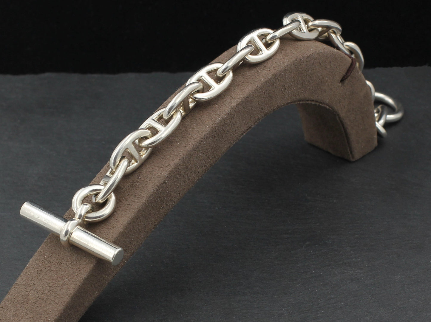 HERMÈS - Massives Designer ARMBAND " Chaine d'Ancre " | 925er Sterlingsilber