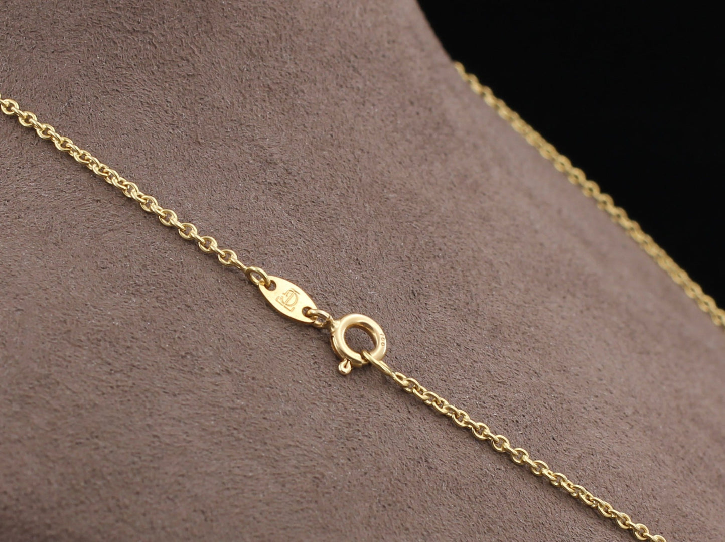 Wunderschöner ANHÄNGER mit AMETHYST & TURMALIN + Kette | GOLDSCHMIEDEARBEIT | 750er Gold