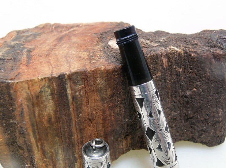 WATERMAN´S Füllfederhalter SAFETY PEN 42 1/2 | 925er Sterling Silber | Vintage