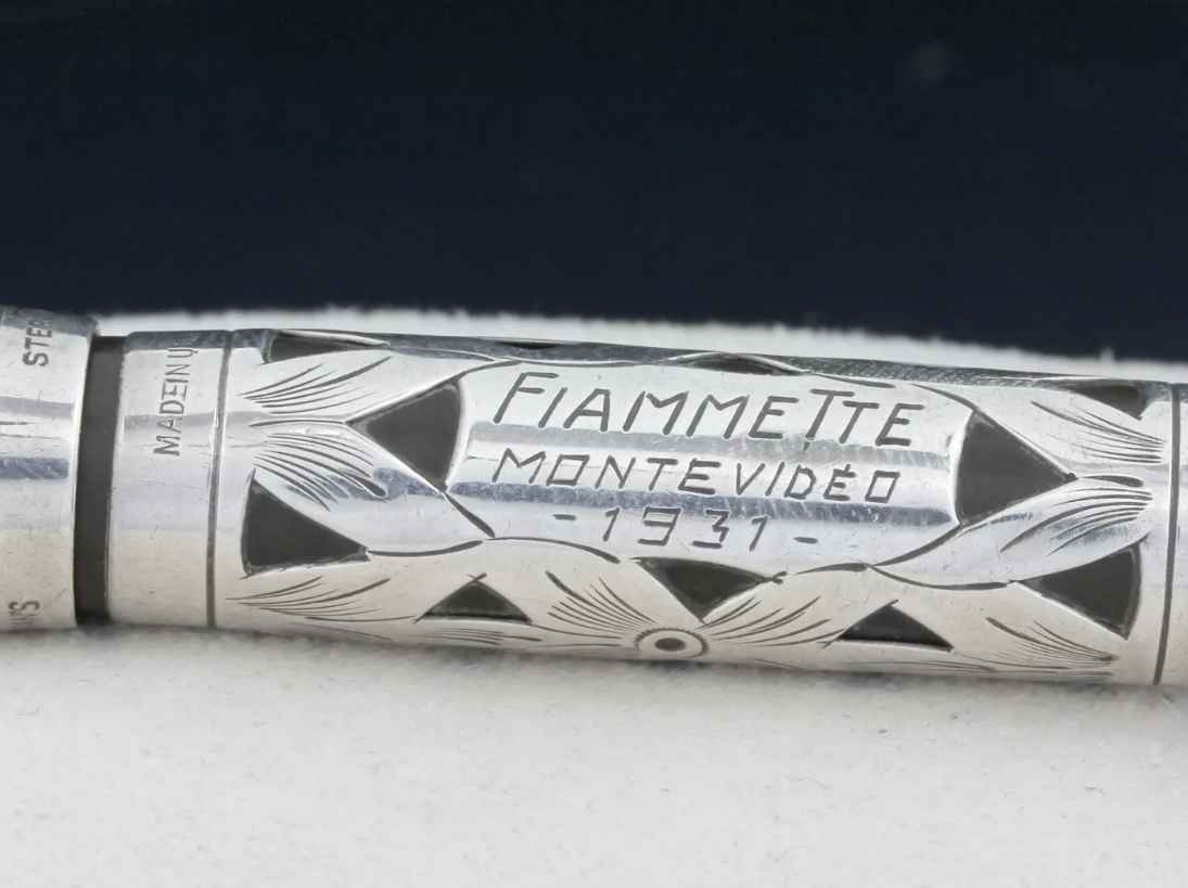 WATERMAN´S Füllfederhalter SAFETY PEN 42 1/2 | 925er Sterling Silber | Vintage