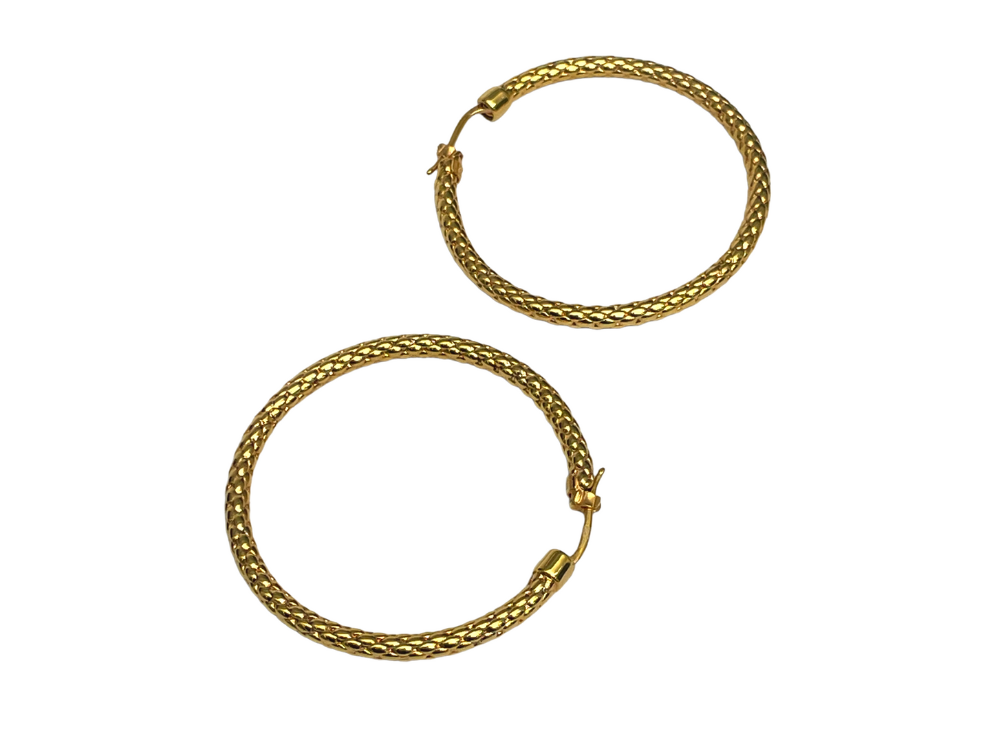 FOPE Exklusive Designer CREOLEN | 750 Gelbgold | Ø 49mm