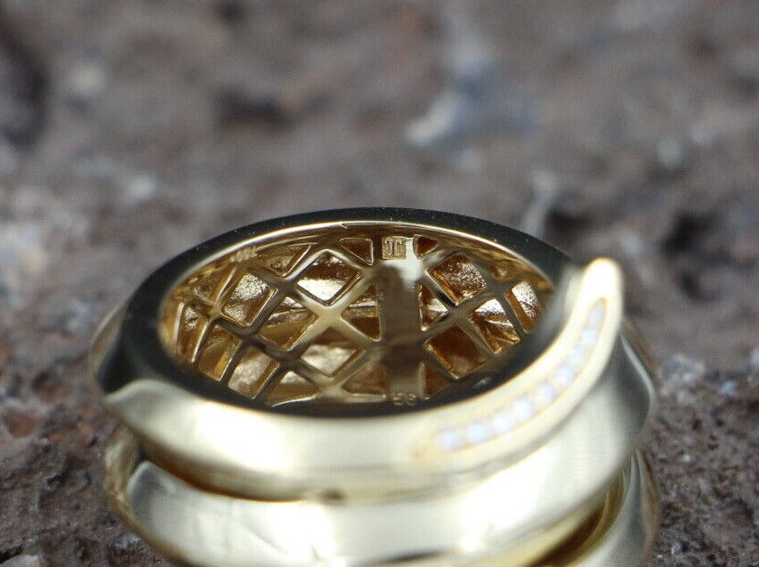 JETTE JOOP Paradise - Designer RING Schlange | 750er Gold | Brillantbesatz