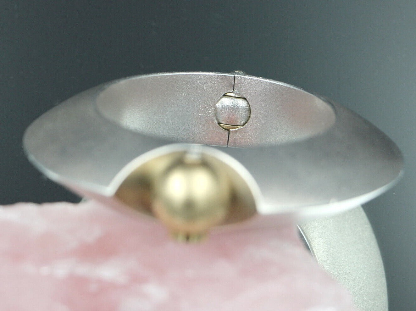 MIKE MASCHER Goldschmiede XL ARMREIF mit DIAMANTEN | 925er Silber & 750er Gold