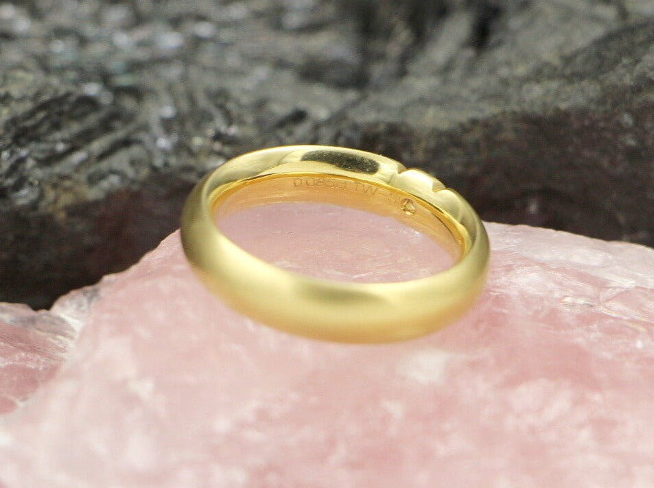 CHRISTIAN BAUER Goldschmiede RING mit 0,085ct. BRILLANT | tw/si | 750er Gold