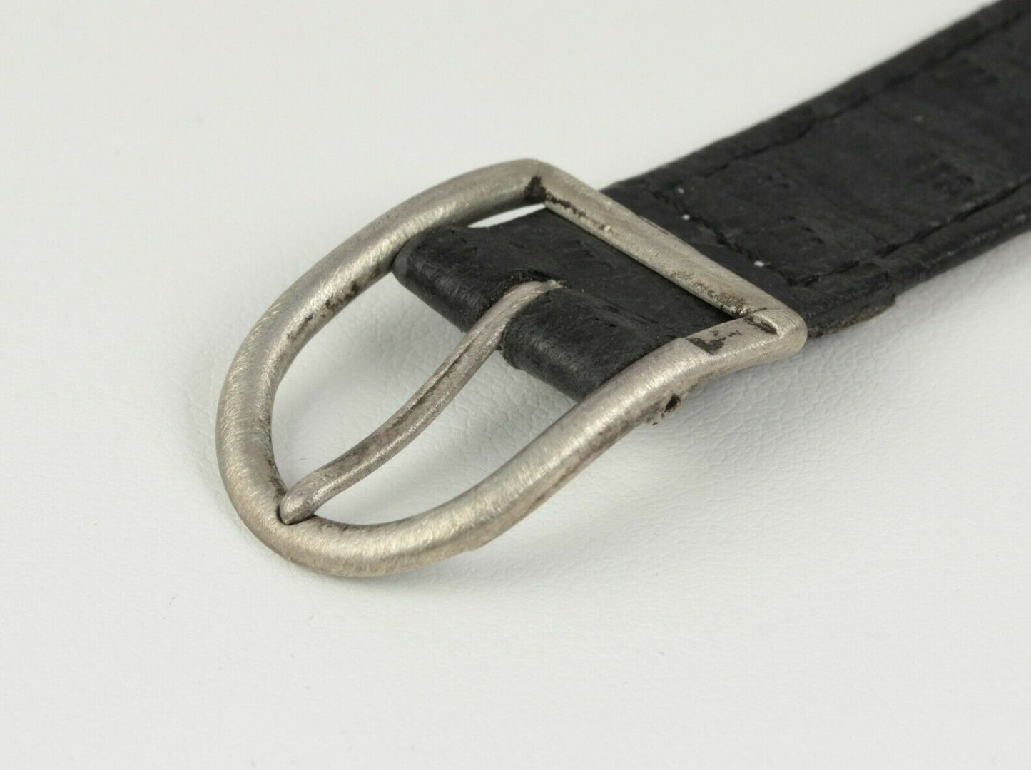 BERNARD VORTMANN Designer DAMENUHR medium grau | 925er Sterling Silber | NOS