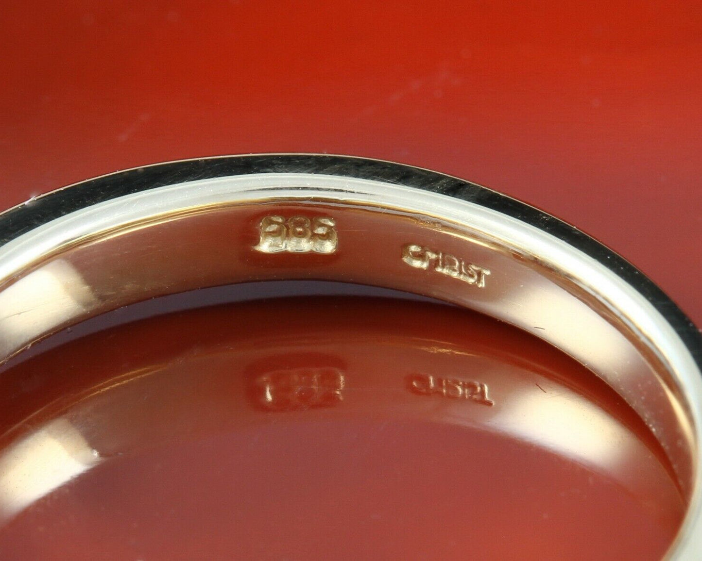 CHRIST exklusiver Designer RING mit BRILLANT Solitär | 0,20ct. | 585er Gelbgold