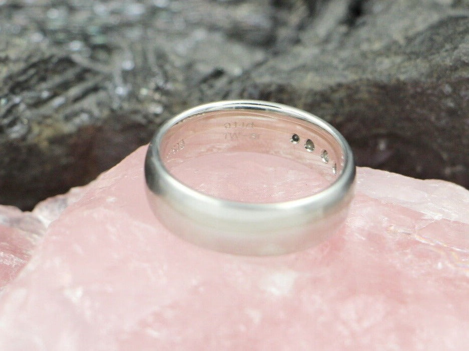 CHRISTIAN BAUER Massiver RING mit 5 BRILLANTEN | 950er Platin