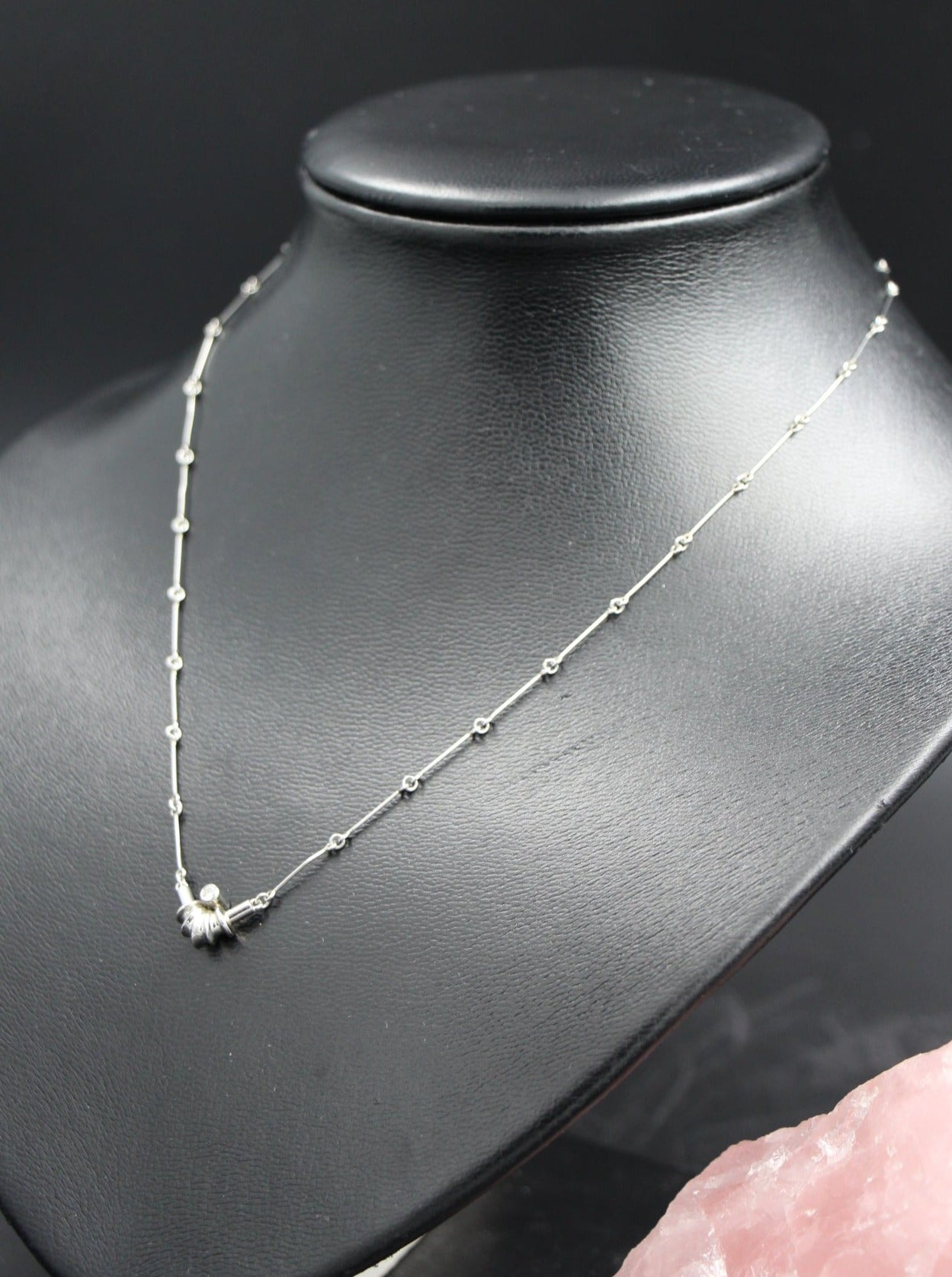 LAPPONIA Exklusives Designer COLLIER mit BRILLANT | 950er PLATIN | Vintage
