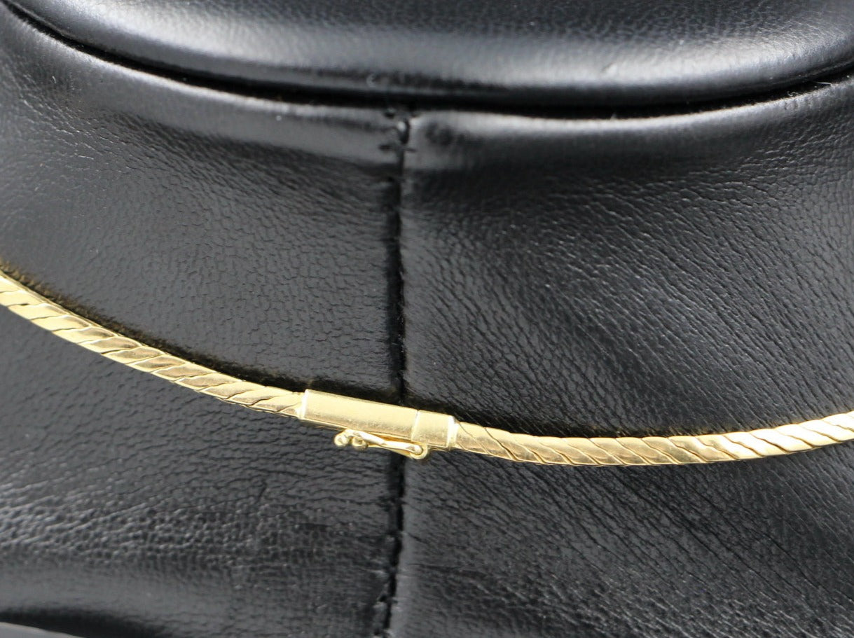 WELLENDORFF Exklusives Designer COLLIER mit BRILLANTEN | Vintage | 750 Gelbgold