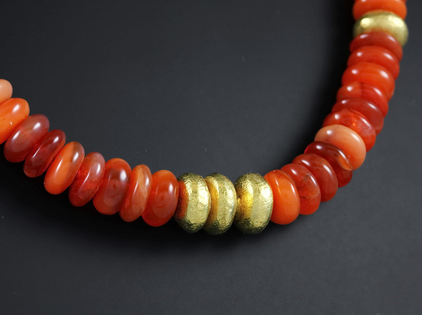 Wunderschönes COLLIER | Feueropal | GOLDSCHMIEDEARBEIT | 900er Gold