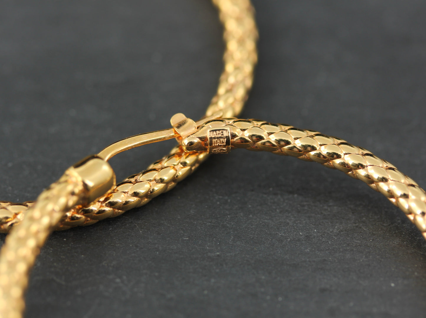 FOPE Exklusive Designer CREOLEN | 750 Gelbgold | Ø 49mm