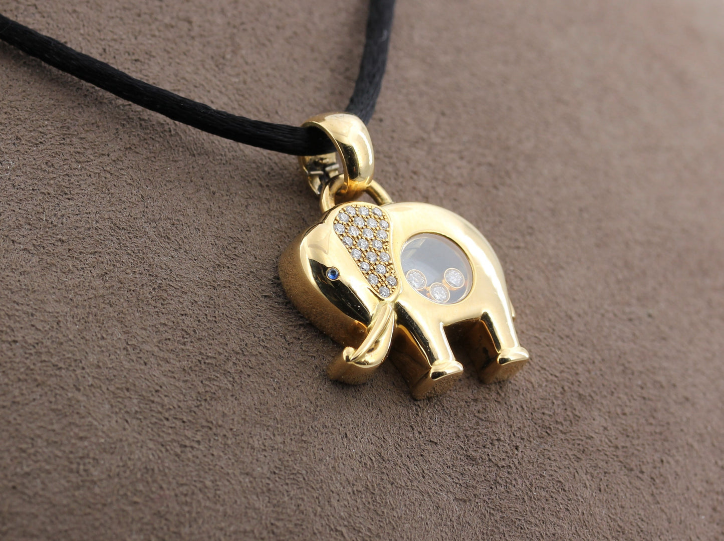 CHOPARD Happy Diamonds Designer ANHÄNGER | Elefant | 750er Gold | + Zertifikat