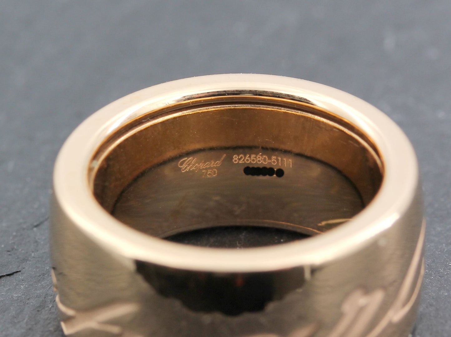 CHOPARD Chopardissimo Designer RING | Breites Modell | 750er Roségold | + Etui