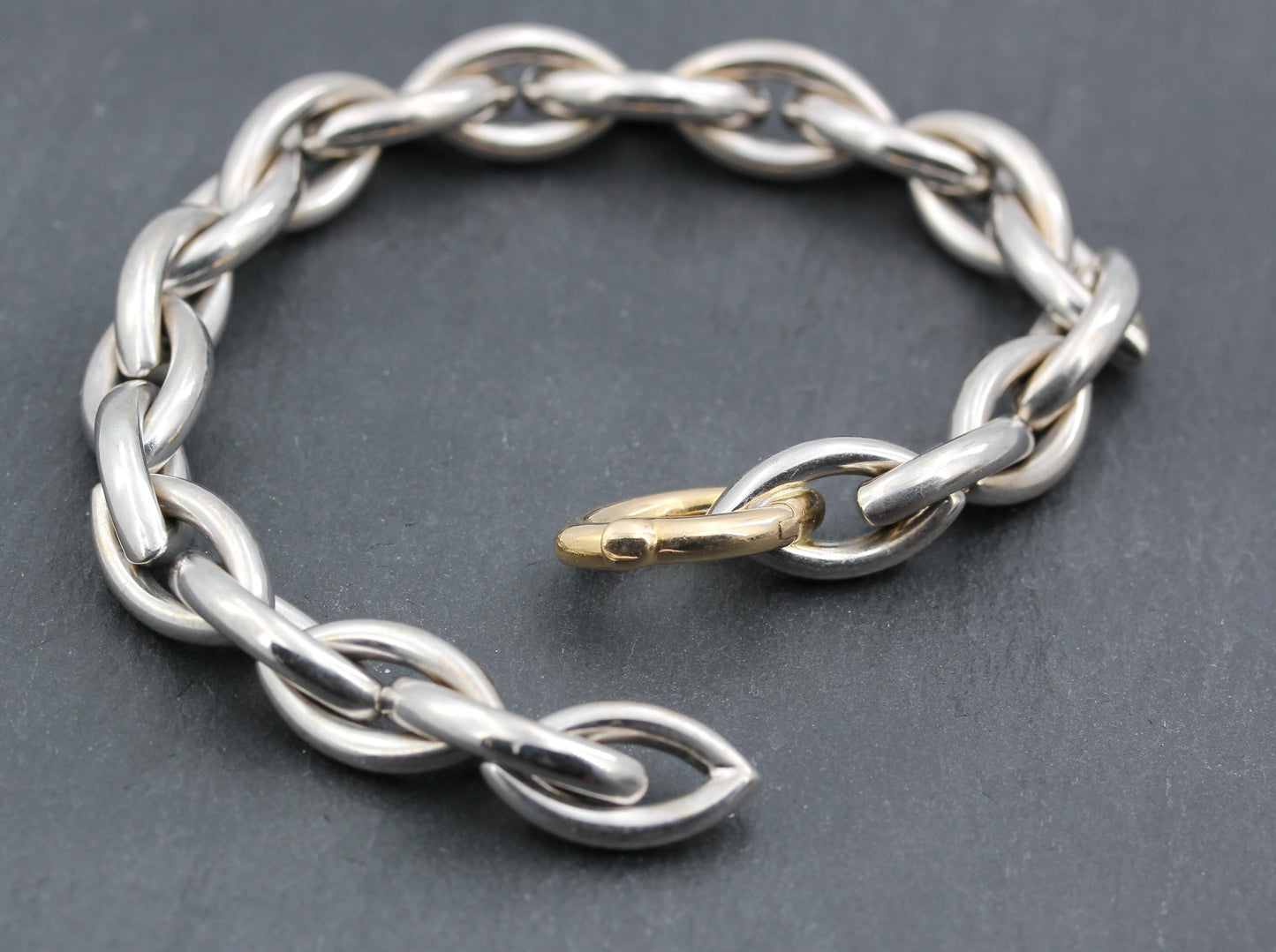 WEMPE - Massives Designer ARMBAND | 750er Weiß- & Roségold