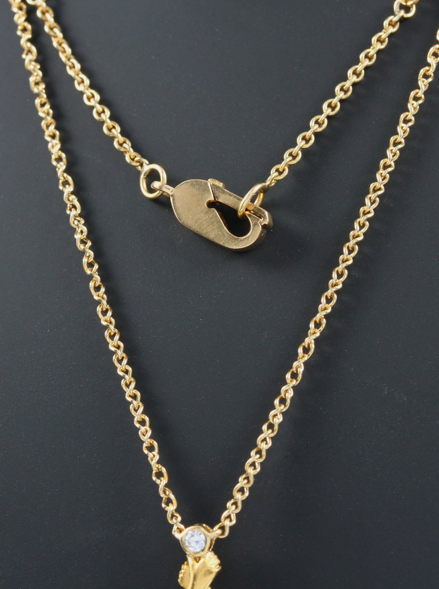 CARRERA Y CARRERA Designer COLLIER mit BRILLANT | Nackte Frau | 750er Gold