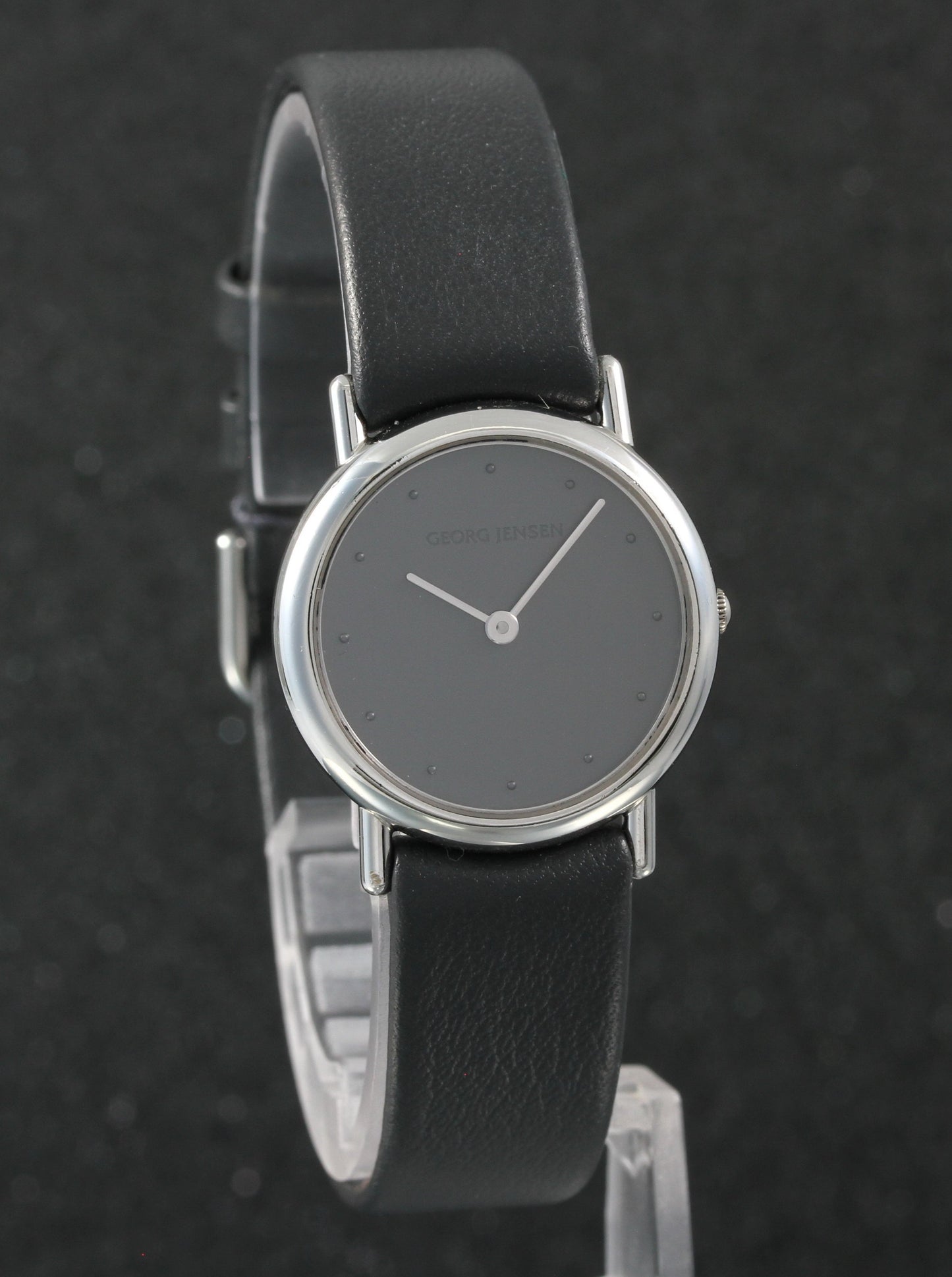 GEORG JENSEN 3346 - Zarte Designer DAMENUHR | Vintage | 950er Platin | + Zertifikat