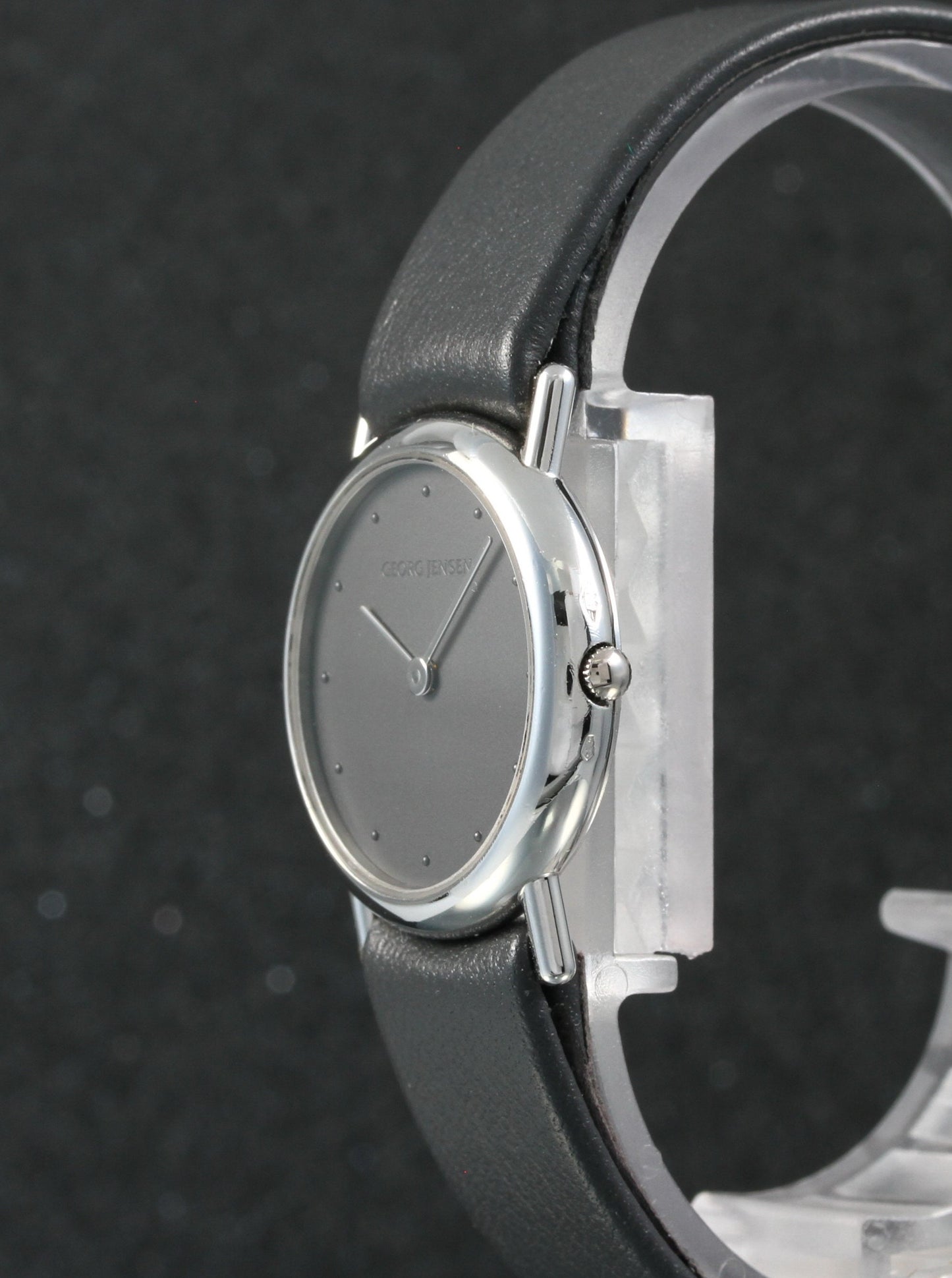 GEORG JENSEN 3346 - Zarte Designer DAMENUHR | Vintage | 950er Platin | + Zertifikat