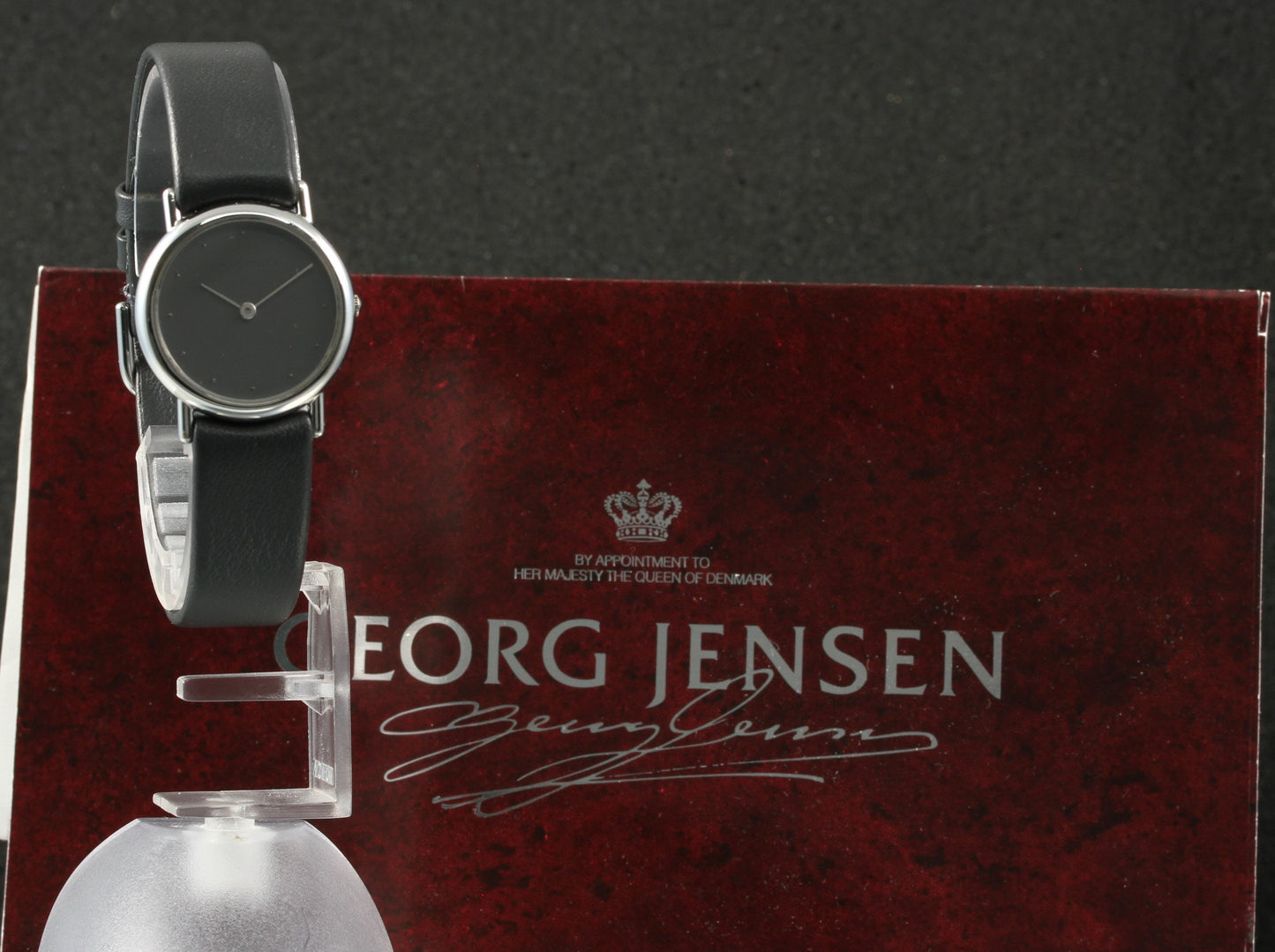GEORG JENSEN 3346 - Zarte Designer DAMENUHR | Vintage | 950er Platin | + Zertifikat