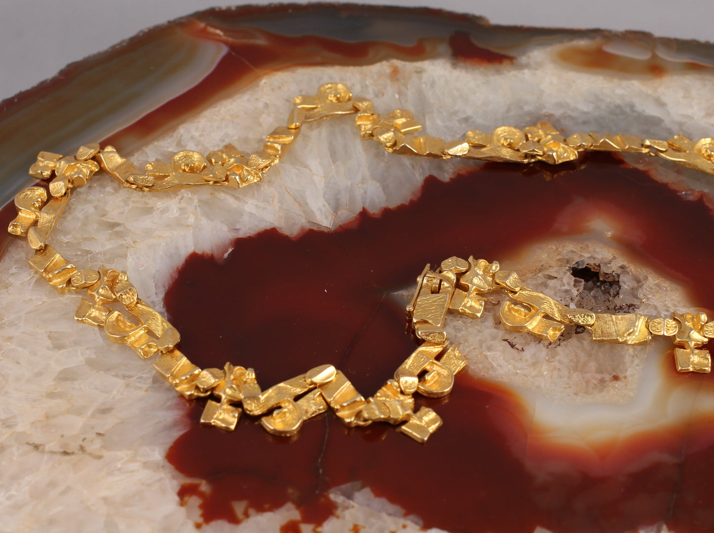 LAPPONIA Tenochtitlan Designer COLLIER | 585er Gold | Vintage | Björn Weckström