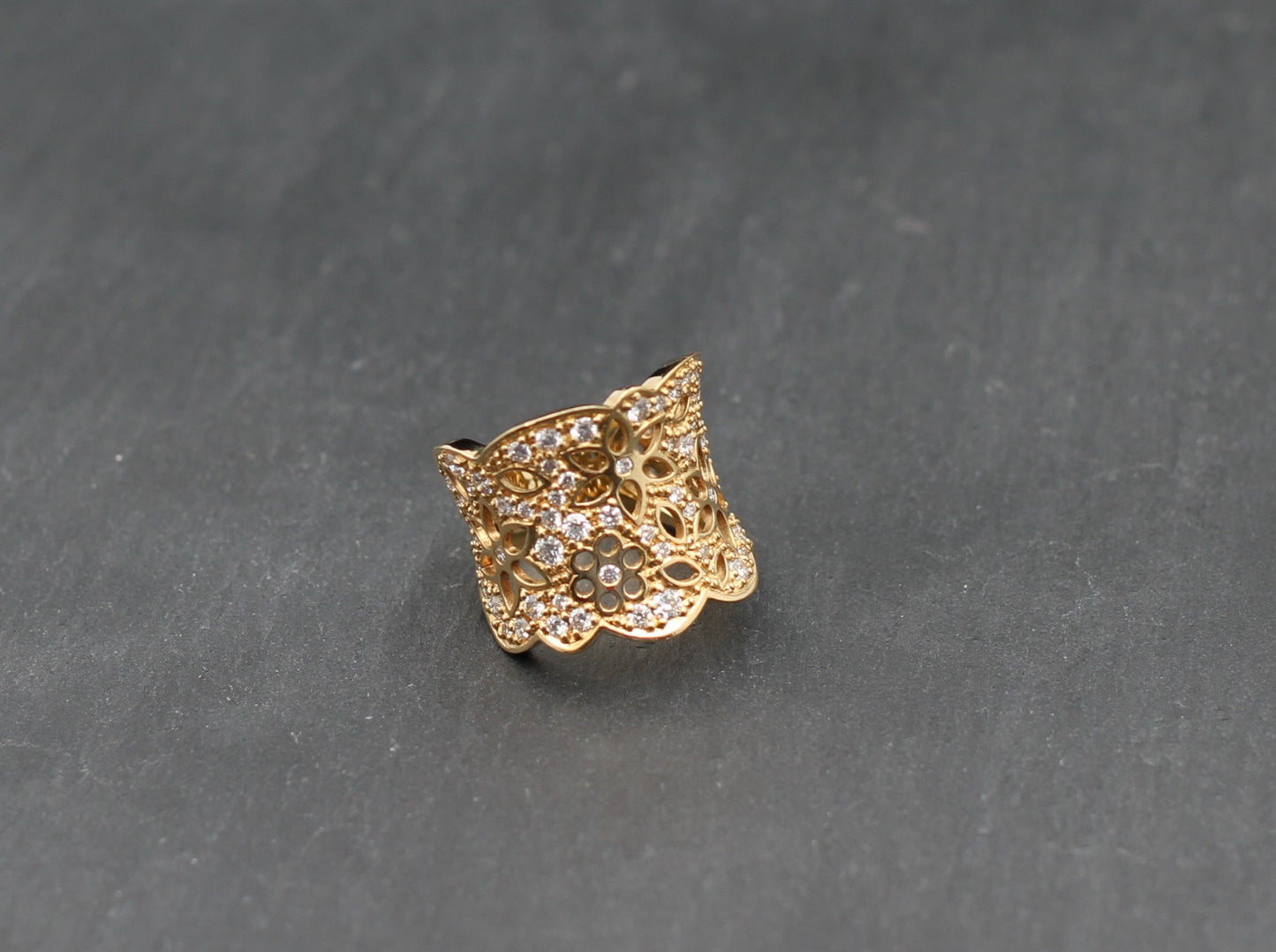 OLE LYNGGAARD Lace Designer RING | 1,20ct. Brillanten | 750er Gold